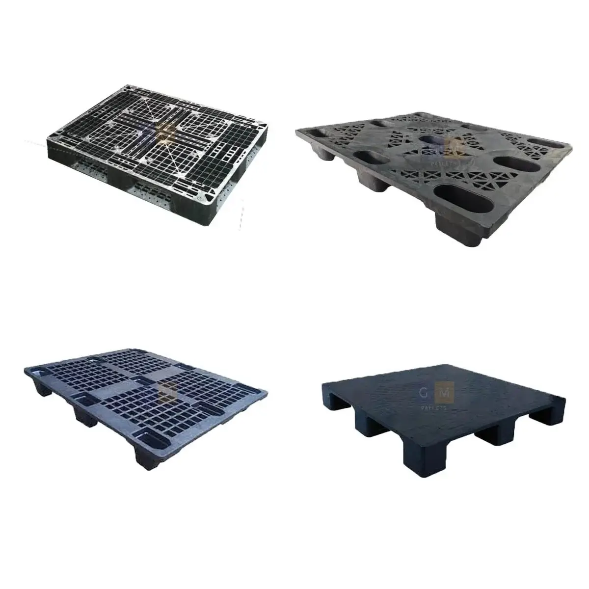 Pallet de plástico 100x120 cm para logística industrial