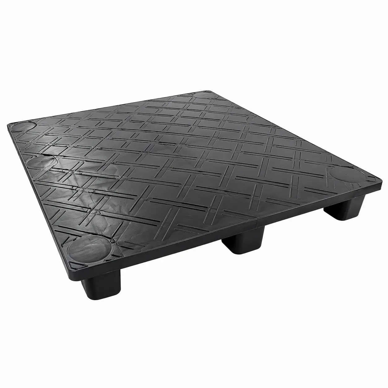 Pallet plástico PBR 120x100x15 cm fechado EXCL 1210 superfície lisa