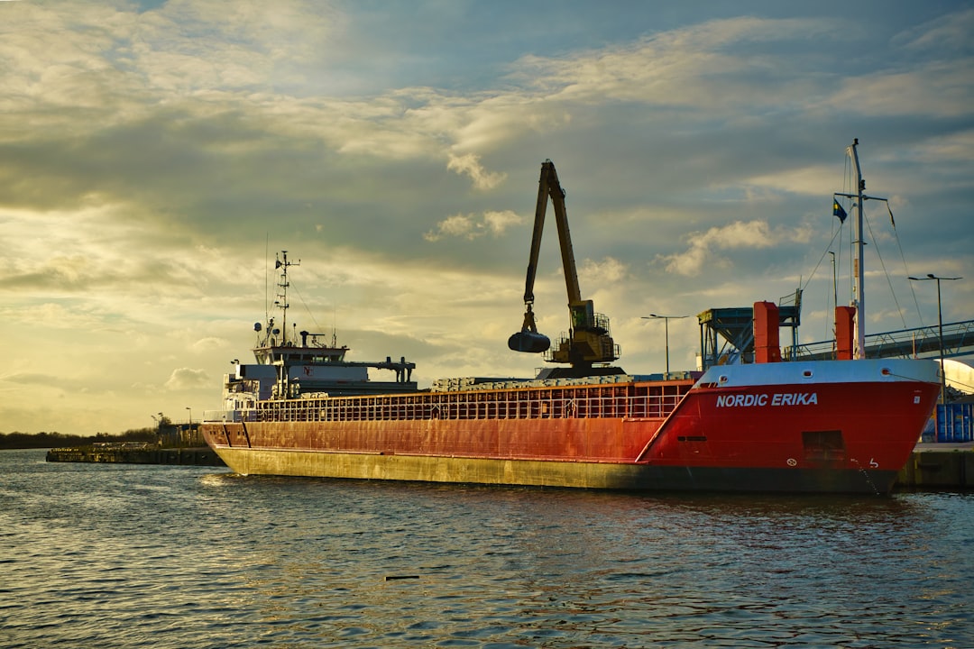 Navio de carga para exportacao maritima